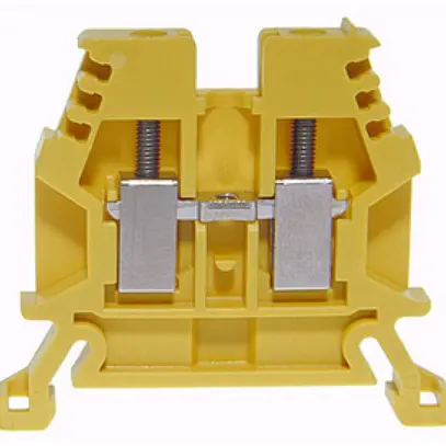 Durchgangs-Reihenklemme Woertz 0.5…2.5mm² 24A 1000V Schraubanschluss 2×1 TH35 gb 