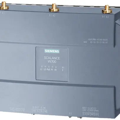 Punto accesso IWLAN Siemens SCALANCE W788-1 RJ45 2.4/5GHz 3×R-SMA 1×450Mbit/s 