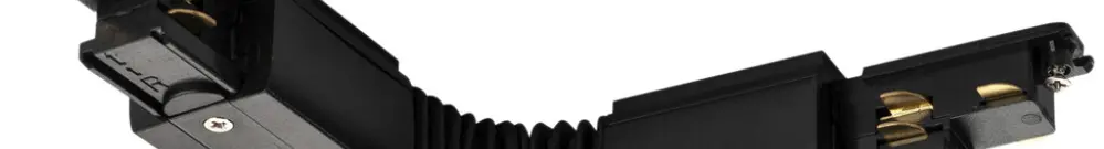 Raccord flexible SLV pour rail conducteur AP S-TRACK DALI 3p noir 