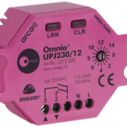 Atuattore di persiana RF INS Omnio 1-volta 6A, 230VAC 