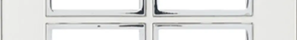 Intestazione INC Legrand Arteor 2×2, mirror white 