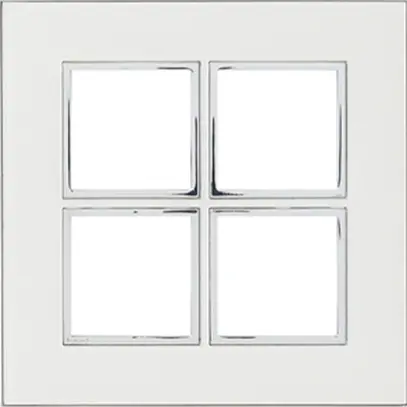 Intestazione INC Legrand Arteor 2×2, mirror white 