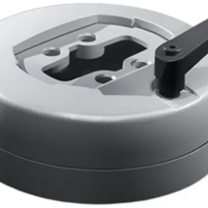Boîtier de prise Rittal CP 6206.300 pour CP60 Ø130mm gris 