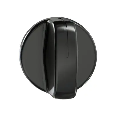 Manette rotative ELEMENT SNAPFIX® commutateur progressif 35×35×18mm noir 