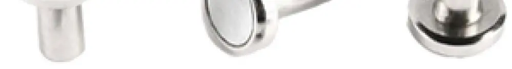 Supporto magnetico DOTLUX QUICK-FIXdc acciaio Ø13×20mm cromo vite di fissaggio 