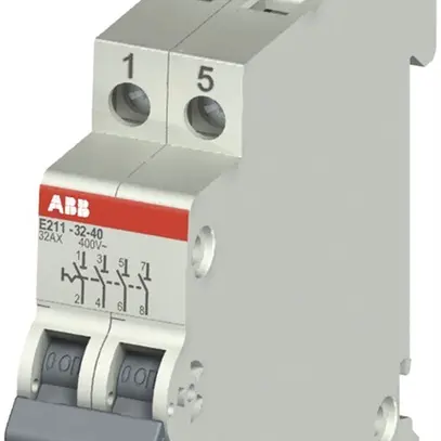 Interruttore AMD ABB E211, 32A/250V 4L 4Ch, 1UM, "0-I" 