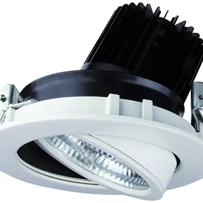 Downlight LED INC DOTLUX TURN 46 W, 4000K, 40°, blanc 