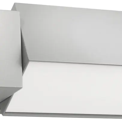 Applique Philips Border E27 1×42W IP44 grigio 