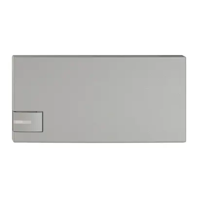 Poussoir 1/2 EDIZIO.liv SNAPFIX® p.KNX&UNI a.LED comm.à 1 touche grc 