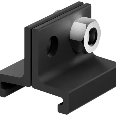 Graffa di montaggio Sylvania ONETRACK alluminio 25×24×20mm nero 