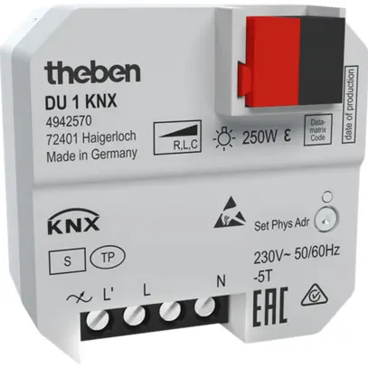 Attuatore-variatore KNX INS Theben DU 1 KNX 250W 