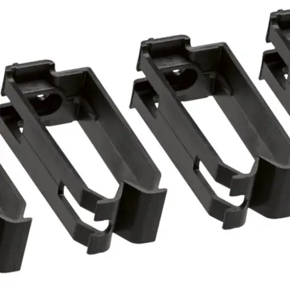 Clip de retenue Hager univers 30×30×70mm matière synthétique noir 4 pièces 