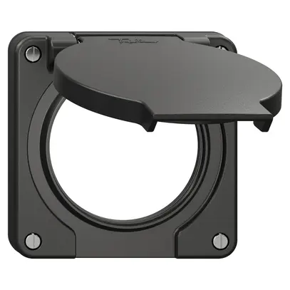 Coperchio con coperchio ribaltabile NEVO Ø60mm IP21 ne (guarn.ne) 