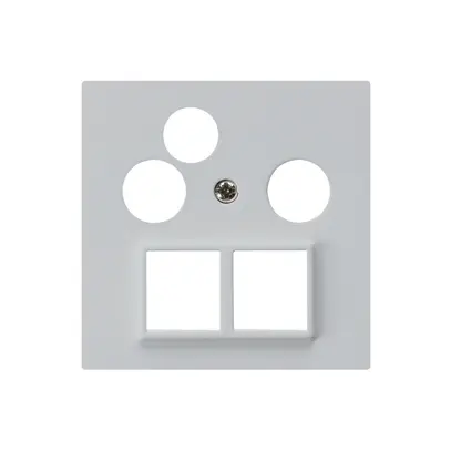 Plaque frontale HMS kallysto pour R/TV-données gris clair 