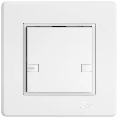 Poussoir KNX RGB ENC EDIZIO.liv SNAPFIX® capteur temp.RGB-LED 1× comm.2T bc 