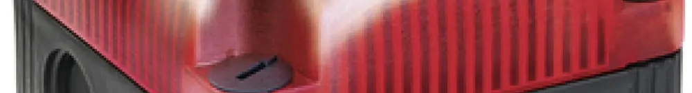 LED-Doppelblitzleuchte BWM 115…230VAC rot 