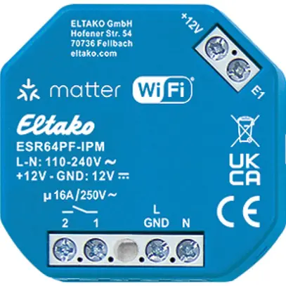 Actionneur-commutateur RF INC Eltako ESR64PF-IPM 1 16A 12…230V 