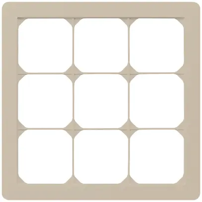 Telaio di copertura INC kallysto.trend 3×3 beige 214×214mm 