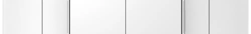 Senseur poussoir ENC ABB Sidus KNX Basic type-B, 1/2, blanc brillant 