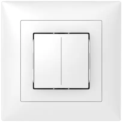 Sensore pulsante INC ABB Sidus KNX Basic tipo-B, 1/2, bianco lucido 