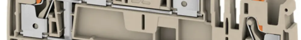 Morsettiera a più piani Weidmüller A2T PUSH IN 4mm² 2 piani beige 