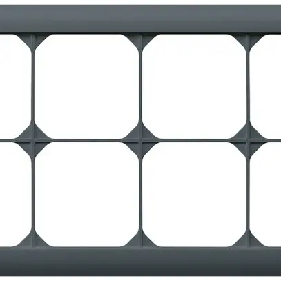Telaio di copertura INC kallysto.line 2×4 antracite orizzontale 152×272mm 
