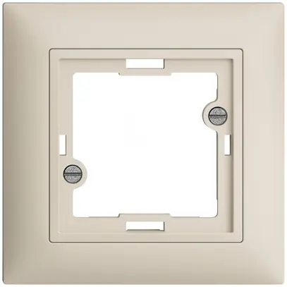 Kit frontal EDIZIOdue crema 88×88mm pour lampe témoin plate 