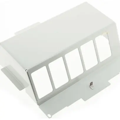 Einbausatz Woertz leer 2×5 FLF für WAK250/95 oder DAK250 lichtgrau 