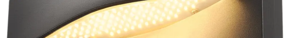 Applique LED INC SLV ADI LED, 15.4W 870lm 3000K IP55 anthracite 