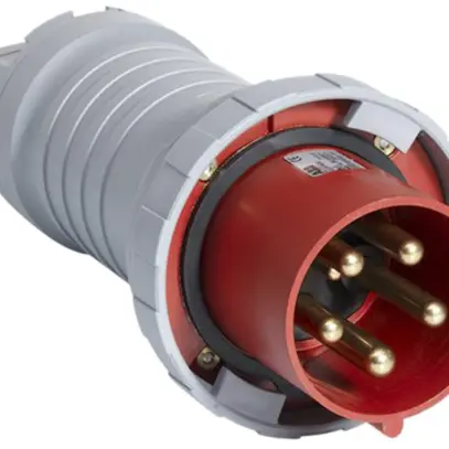 Spina mobile CEE 3LNPE 63A 346…415VAC IP67 rosso 