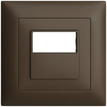 Frontset EDIZIOdue FMI für Bewegungsmelder pirios 180 R eco plus, coffee 