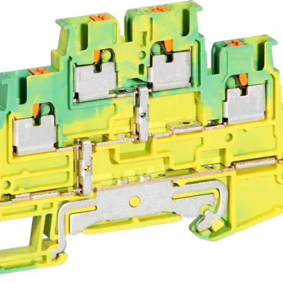 Morsetto 3 piani Push-In 0.14…4mm² verde/giallo 