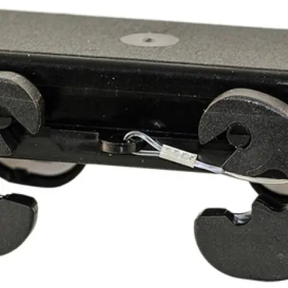 Coperchio di protezione Demelectric B16 QVB nero con sigilli e cordoncino 