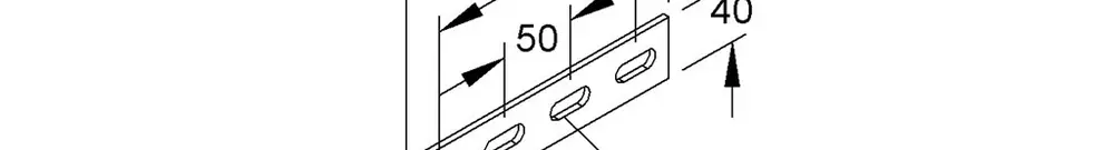 Raccordo 40×22mm zincato a caldo a immersione 