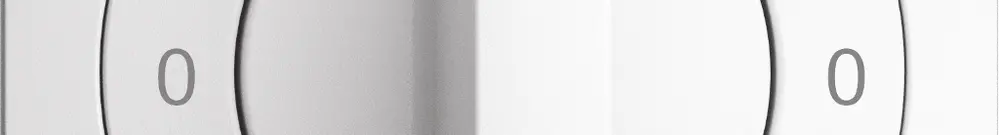Interruttore rotativo INC EDIZIOdue 2/1L bianco 