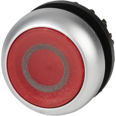 Pulsante luminoso ETN RMQ piatta O rosso, ad imp., anel.cro 