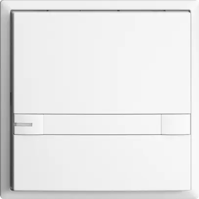 UP-Universaltaster 1×2T Steckkl EDIZIOdue weiss, mit Papiereinlage+LED 