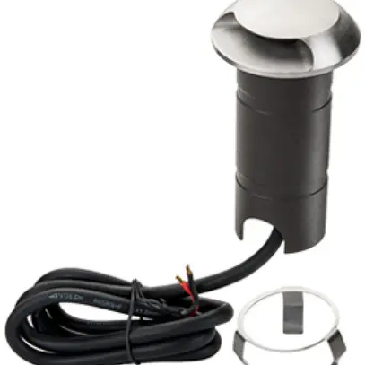 Lampada di terreno LED INS SG Luna Deco 1 IP67 4W 8lm 3000K Ø60×90mm nero 