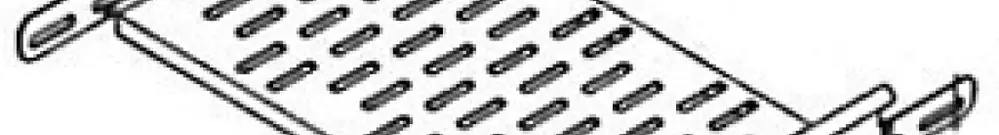 Segment de chemin de câble Lanz 200×60mm ZMA 