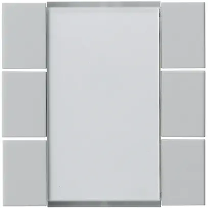 Kit frontal Hager kallysto 6×KNX gris clair 