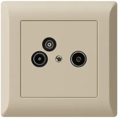 Prise pour antenne ENC R/TV/données kallysto.line 2GHz 19db beige 