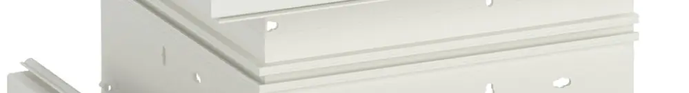 Ausseneck tehalit BR 68×170mm Oberteil 120mm, verkehrsweiss 