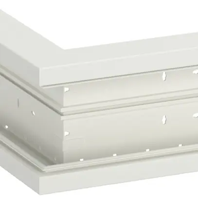 Ausseneck tehalit BR 68×170mm Oberteil 120mm, verkehrsweiss 