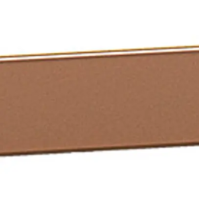 Barre collectrice Hager uniway, cuivre nu, 10×3mm, longueur 2m 