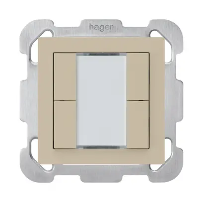 UP-Taster kallysto B KNX 4× s/e-link beige 