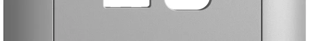 UP-Montageset Feller EDIZIOdue für Steckdose USB 18W Typ A + Typ C silver 