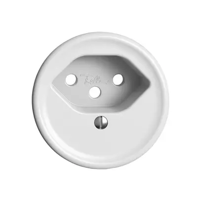 Disco frontale Feller 1×T13 Ø53mm bianco 