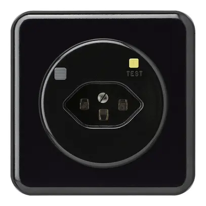 Presa INC basico C T23 FI 30mA nero 