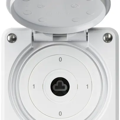 Interruttore a chiave INC robusto IP55 copertura senza cilindro S0/1P bi combi 