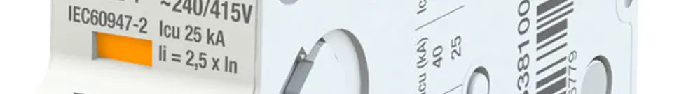 Leitungsschutzschalter ABB MCB S300P 1P 240V Typ Z 40A Icn 20kA Icu 25kA 1TE 